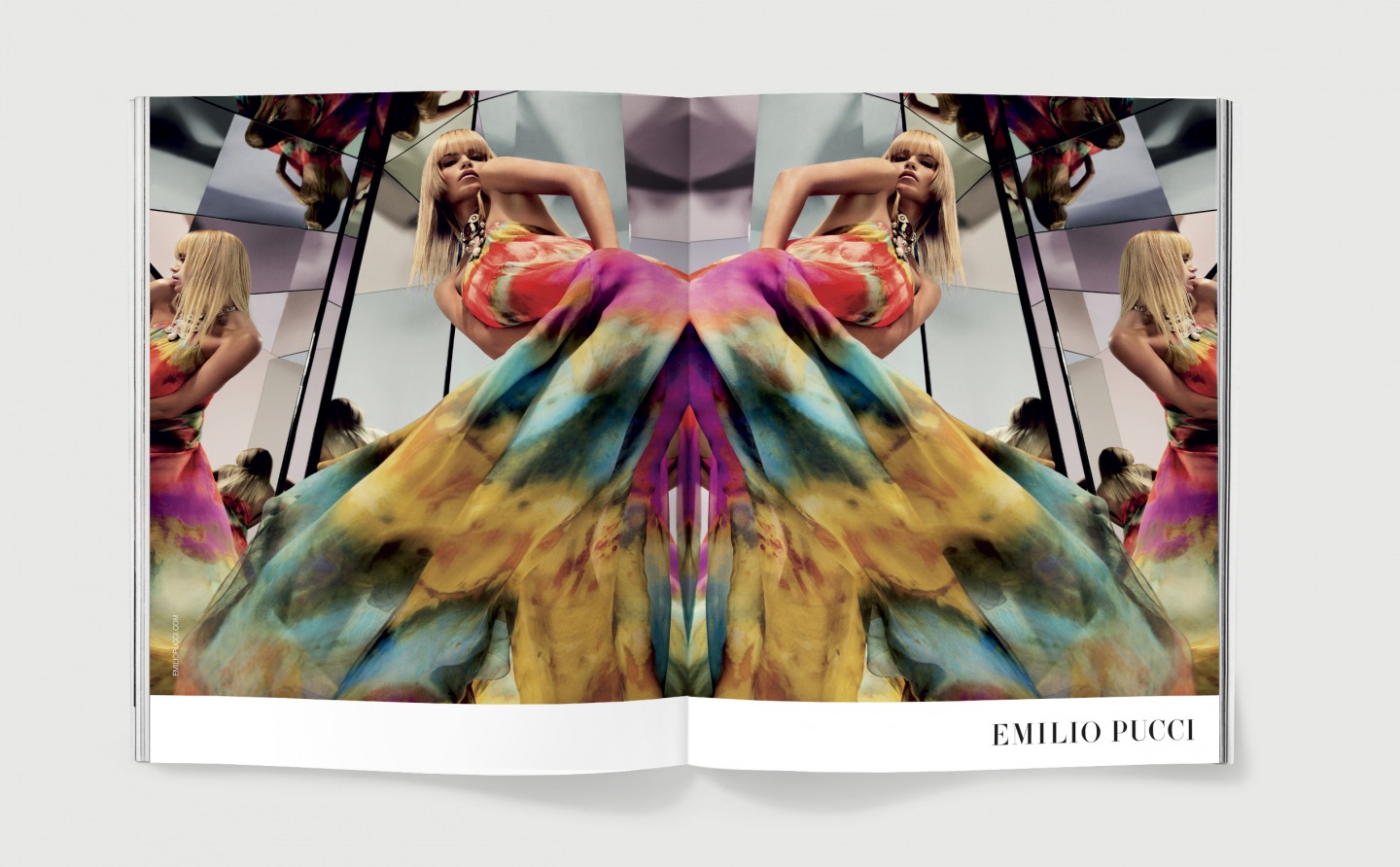 Natasha Poly is a 70s Dream in Emilio Pucci's Spring 2015 Ads